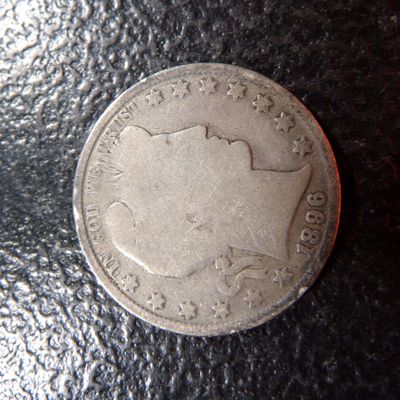 1896 BARBER SILVER HALF DOLLAR