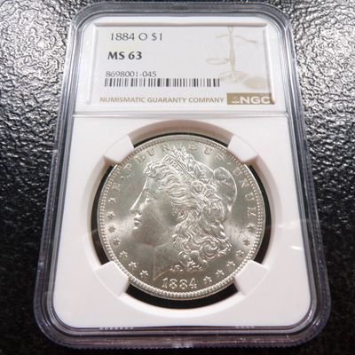 1884-O NGC MS63 MORGAN SILVER DOLLAR