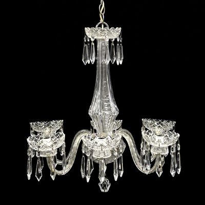 Sale Photo Thumbnail #57: Waterford Six-Light Chandelier