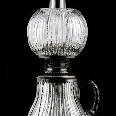 Sale Photo Thumbnail #51: Brilliant Period Oil Lamp Bergen