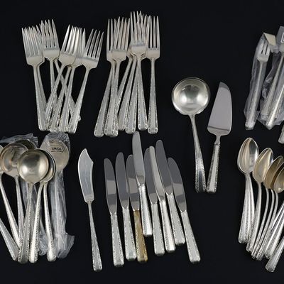Sale Photo Thumbnail #18: (56) pcs Towle Sterling Candlelight Flatware
