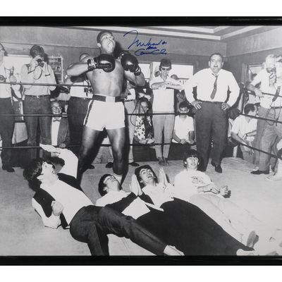 Sale Photo Thumbnail #199: Muhammed Ali Signed Photograph with The Beatles