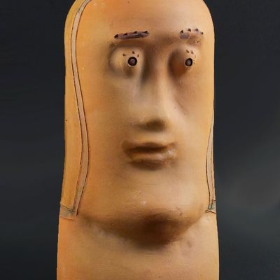 Sale Photo Thumbnail #30: Brazilian Modernist Terracotta Bust Signed