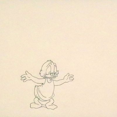 Sale Photo Thumbnail #130: Original Scrooge McDuck Animation Production Cel