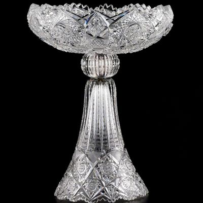Sale Photo Thumbnail #144: ABCG Pedestal Compote Centerpiece
