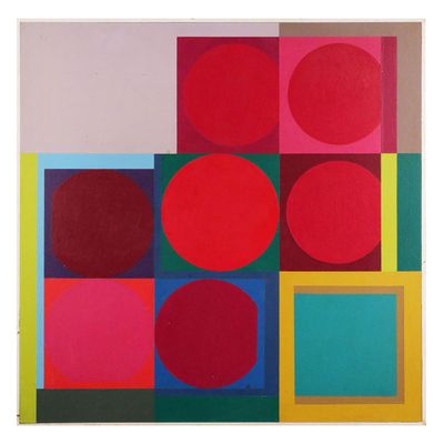 Sale Photo Thumbnail #99: DOMINIC RICCIOTTI, Abstract O/B, 1965