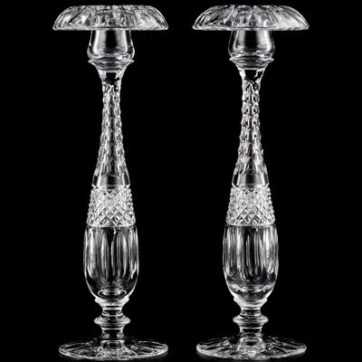 Sale Photo Thumbnail #229: Pairpoint Rolled Rim Candlesticks Pair
