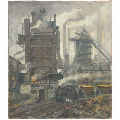 Sale Photo Thumbnail #43: BERTHOLD HUNGER Industrial Plant Ptg