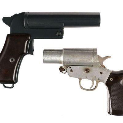 Sale Photo Thumbnail #314: (2) Czech & H&R Military Signal Flare Pistols