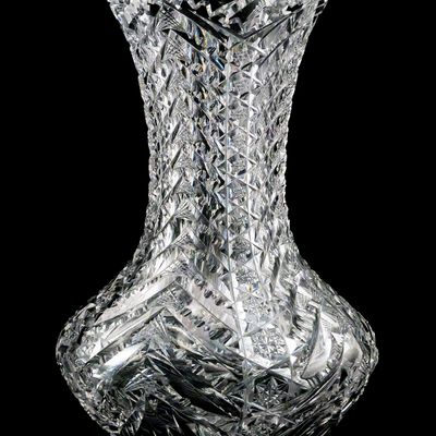 Sale Photo Thumbnail #38: Libbey Herringbone Vase