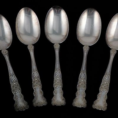 Sale Photo Thumbnail #183: (5) Sterling Silver Gorham Buttercup Spoons