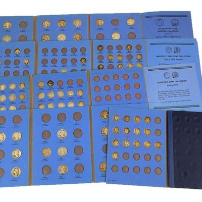 Sale Photo Thumbnail #141: (5) Whitman Albums w/ U.S. Silver Coins