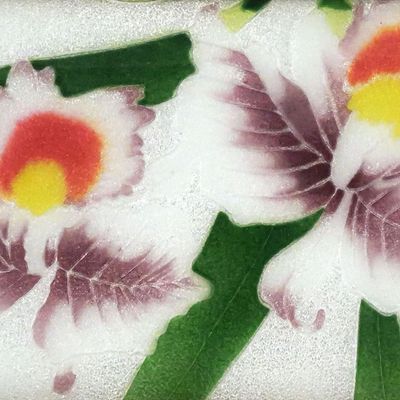 Sale Photo Thumbnail #208: Vintage Japanese Shippo Yaki Orchid Cloisonne
