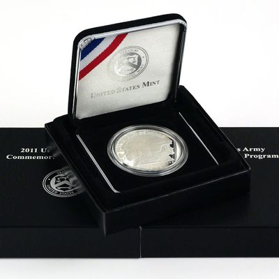 Sale Photo Thumbnail #293: (3) 2011 U.S. Army Proof Silver Dollars