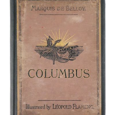 Sale Photo Thumbnail #294: Columbus 1878 Lithographs L Flameng 1st Ed.