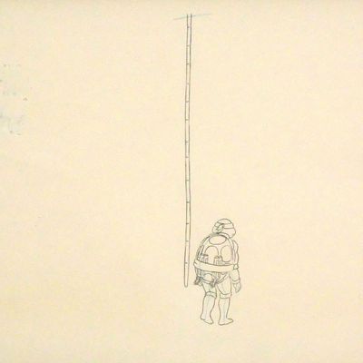 Sale Photo Thumbnail #216: Original TMNT Animation Production Cel Drawing