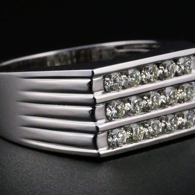 Sale Photo Thumbnail #36: 14K White Gold 0.75ctw Natural Diamond Ring
