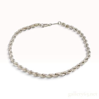Tiffany & Co. Sterling Silver Rope Chain Bracelet