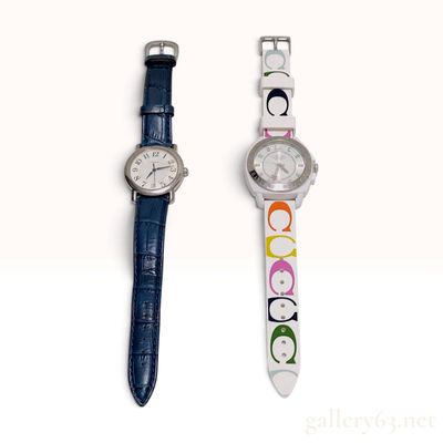Sale Photo Thumbnail #466: Two Coach Stainless Steel Quartz Wristwatches