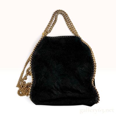 Sale Photo Thumbnail #492: Stella McCartney Falabella Fold-Over Black Shaggy Deer Tote
