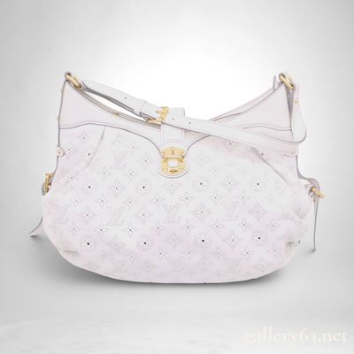 Sale Photo Thumbnail #261: Louis Vuitton Mahina XS White Perforated Leather Shoulder Bag