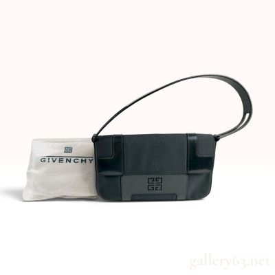 Sale Photo Thumbnail #421: Vintage Givenchy Baguette Black Fabric and Leather Shoulder Bag with Dust Bag