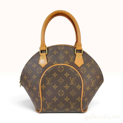 Louis Vuitton Monogram Ellipse PM Brown Coated Canvas Handbag