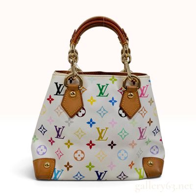 Sale Photo Thumbnail #270: Louis Vuitton Monogram Multicolore White Audra Bag