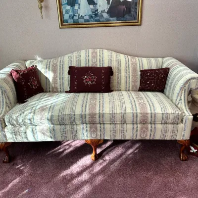 Sale Photo Thumbnail #100: SOFA AVAILABLE FOR PURCHASE PRIOR TO THE SALE  This furniture piece is available for early purchase and may sell before the estate sale begins. Please contact us if interested.