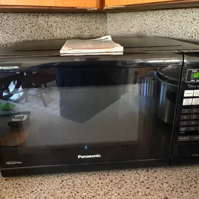 Sale Photo Thumbnail #56: Panasonic countertop microwave. 