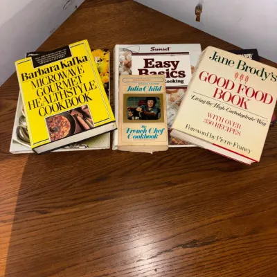 Sale Photo Thumbnail #39: Collection of vintage cookbooks, including Julia Child