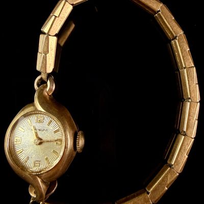 Sale Photo Thumbnail #79: Vintage Wittnauer 10K RGP Manual Wind Ladies Wristwatch