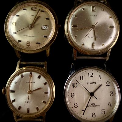 Sale Photo Thumbnail #39: A Group of Four Timex Wristwatches for Repair
