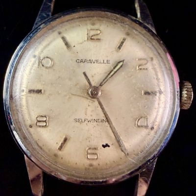 Sale Photo Thumbnail #59: Vintage 1964 Caravelle Selfwinding Wristwatch Head 30mm