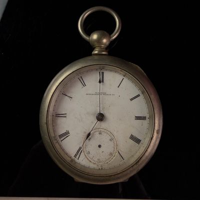 Sale Photo Thumbnail #149: Illinois Springfield Watch Co. 18 Size Silveroid Key Wind Pocket Watch