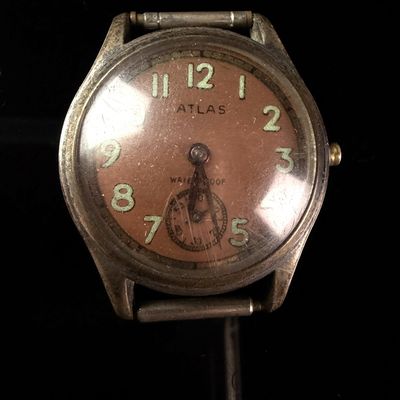 Sale Photo Thumbnail #186: Vintage Atlas Sterling Silver Manual Wind Wristwatch Head