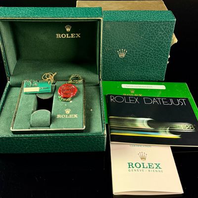 Sale Photo Thumbnail #71: A Set of Rolex Datejust Watch Packaging and Collateral for Reference 16013