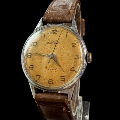 Sale Photo Thumbnail #75: Elgin Sportsman 17 Jewel Manual Wind Wristwatch Reference 6926