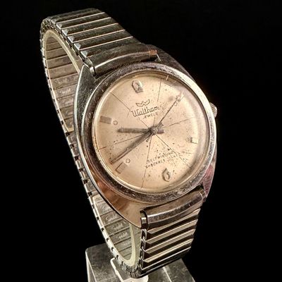 Sale Photo Thumbnail #17: Waltham 17 Jewels Selfwinding Stainless Steel Wristwatch