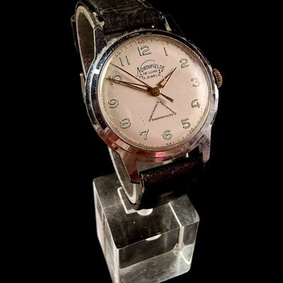 Sale Photo Thumbnail #2: Northfielde De Luxe 17 Jewels Manual Wind Wristwatch