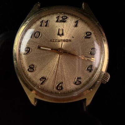 Sale Photo Thumbnail #42: Vintage Bulova Accutron 218 Tuning Fork Wristwatch 14K Gold Filled Case