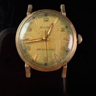 Sale Photo Thumbnail #23: Vintage Bulova Selfwinding 10K Rolled Gold Plate Wristwatch