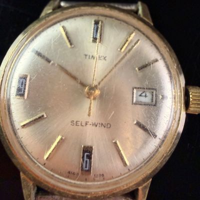 Sale Photo Thumbnail #85: Vintage Timex Automatic Date Wristwatch Reference 4144 3270