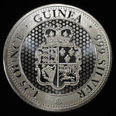 2021 GUINEA 1.25 OZ .999 SILVER ROUND