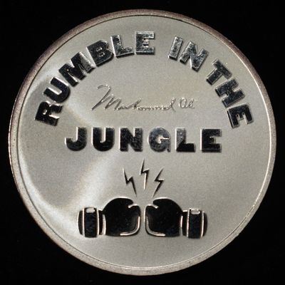 2023 RUMBLE IN THE JUNGLE 1 OZ .999 SILVER ROUND