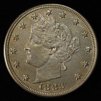 1883 NO CENTS LIBERTY NICKEL GEM BU