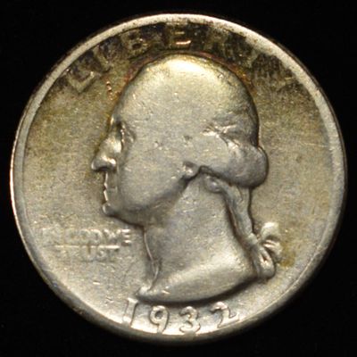 1932-D WASHINGTON QUARTER VG/FINE