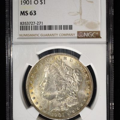 1901-O MORGAN DOLLAR NGC MS-63