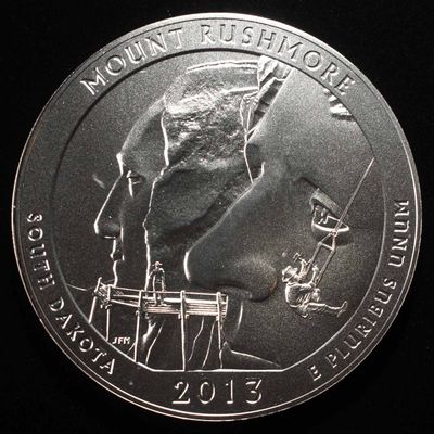2013-P WASHINGTON 5 OZ 0.999 SILVER ROUND