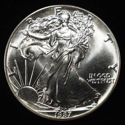1987 AMERICAN SILVER EAGLE